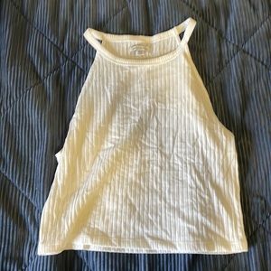 White crop top